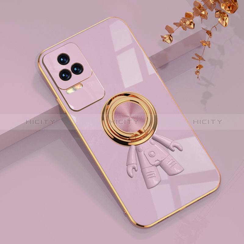 Funda Silicona Carcasa Ultrafina Goma con Magnetico Anillo de dedo Soporte AN2 para Xiaomi Poco F4 5G