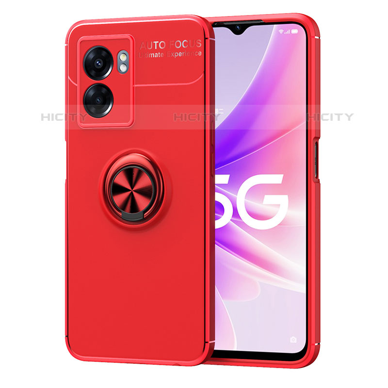 Funda Silicona Carcasa Ultrafina Goma con Magnetico Anillo de dedo Soporte JM1 para OnePlus Nord N300 5G