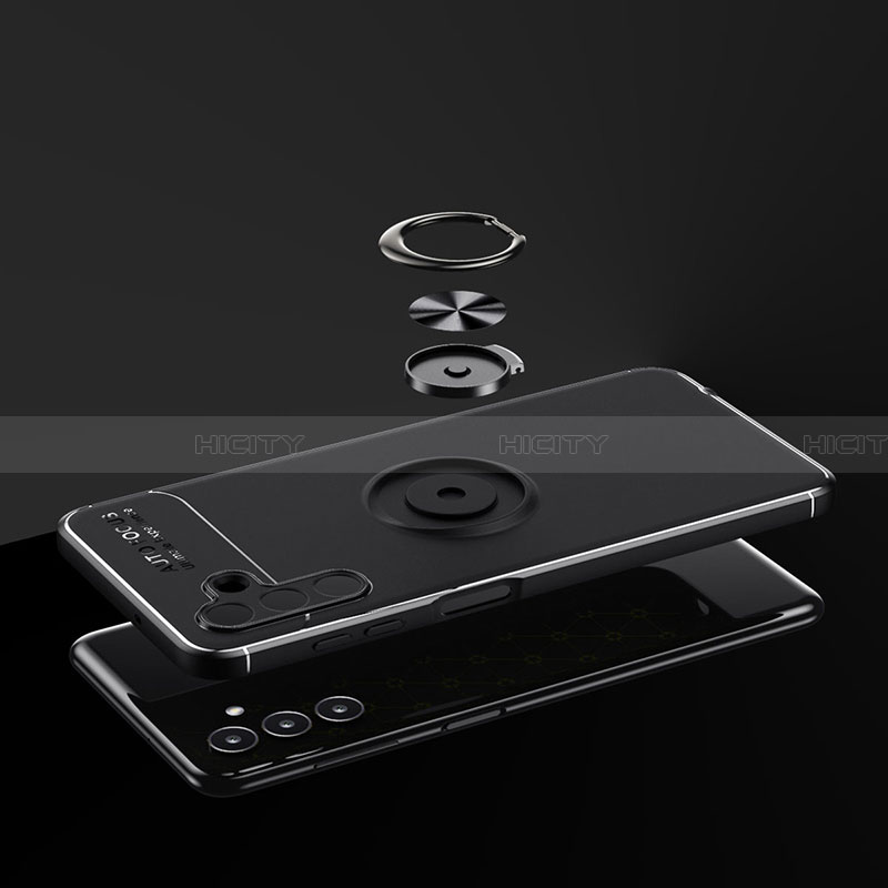 Funda Silicona Carcasa Ultrafina Goma con Magnetico Anillo de dedo Soporte JM1 para Samsung Galaxy A13 5G