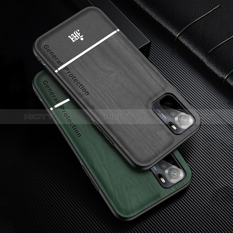 Funda Silicona Carcasa Ultrafina Goma con Magnetico Anillo de dedo Soporte JM1 para Xiaomi Redmi Note 10S 4G