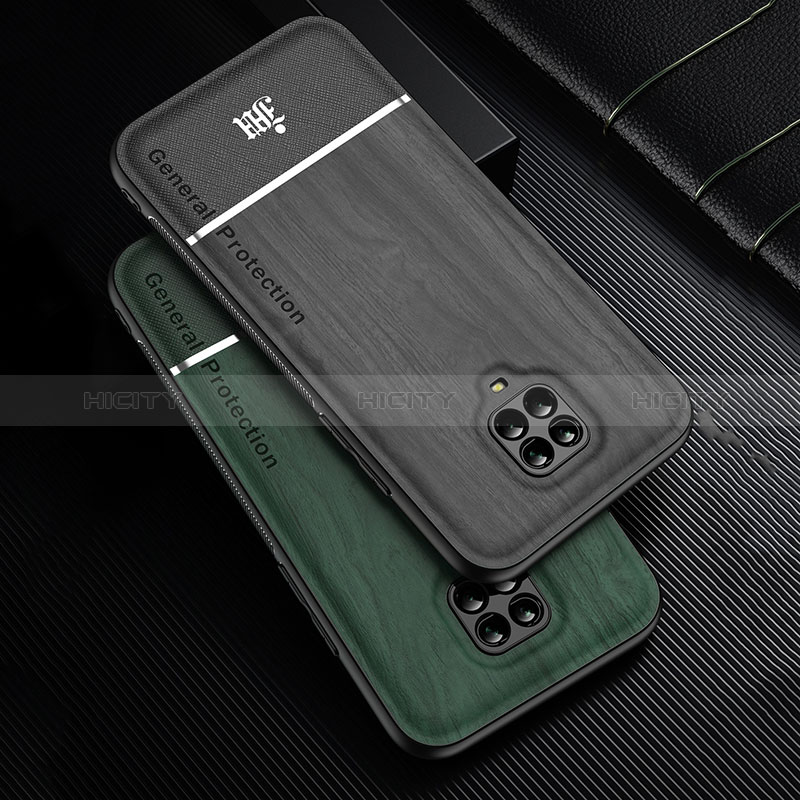 Funda Silicona Carcasa Ultrafina Goma con Magnetico Anillo de dedo Soporte JM1 para Xiaomi Redmi Note 9 Pro