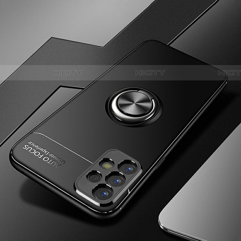 Funda Silicona Carcasa Ultrafina Goma con Magnetico Anillo de dedo Soporte JM3 para Samsung Galaxy A53 5G