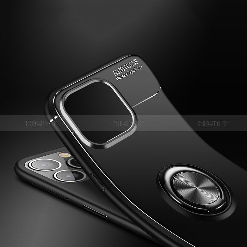 Funda Silicona Carcasa Ultrafina Goma con Magnetico Anillo de dedo Soporte para Apple iPhone 14 Pro