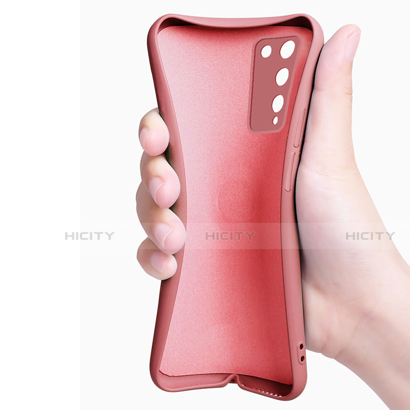 Funda Silicona Carcasa Ultrafina Goma con Magnetico Anillo de dedo Soporte para Huawei Honor 30 Lite 5G