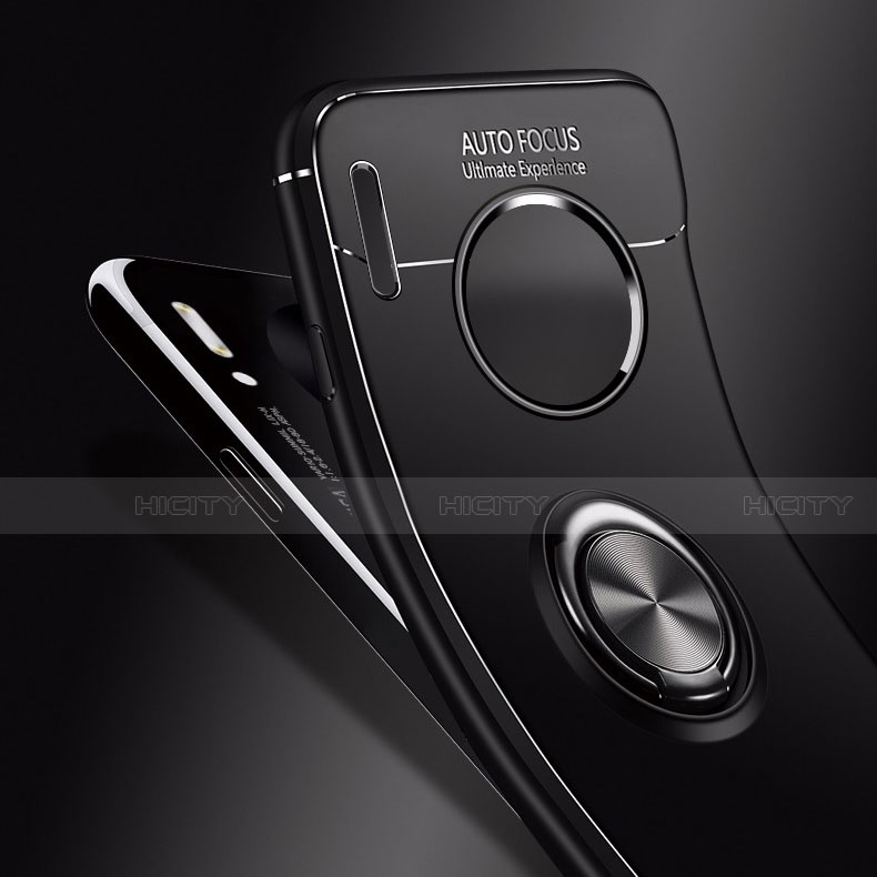 Funda Silicona Carcasa Ultrafina Goma con Magnetico Anillo de dedo Soporte para Huawei Mate 30 5G