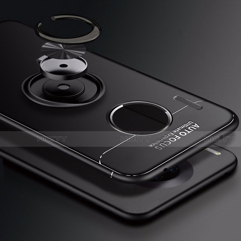 Funda Silicona Carcasa Ultrafina Goma con Magnetico Anillo de dedo Soporte para Huawei Mate 30 Pro 5G