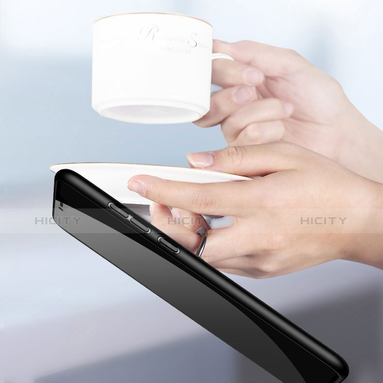 Funda Silicona Carcasa Ultrafina Goma con Magnetico Anillo de dedo Soporte para Huawei P20 Pro