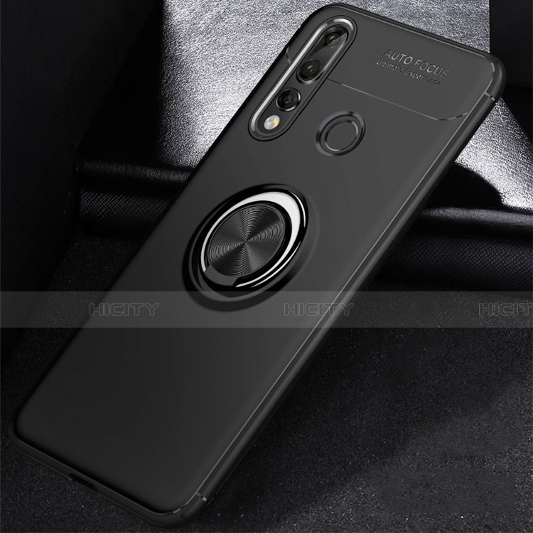 Funda Silicona Carcasa Ultrafina Goma con Magnetico Anillo de dedo Soporte para Huawei P30 Lite