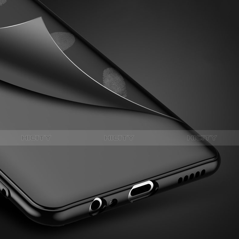 Funda Silicona Carcasa Ultrafina Goma con Magnetico Anillo de dedo Soporte para OnePlus 6T