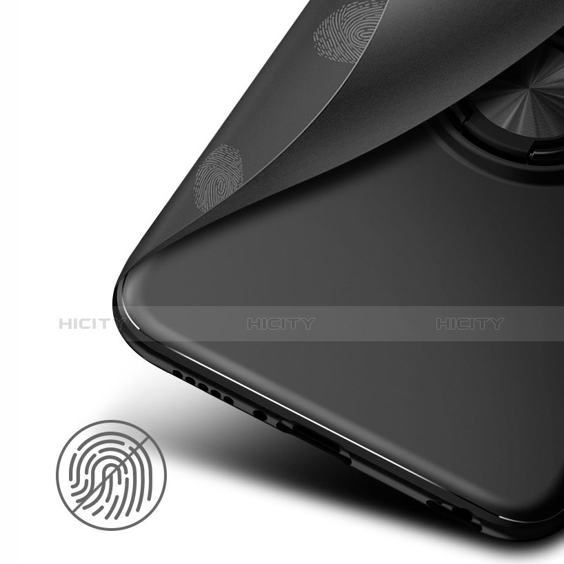 Funda Silicona Carcasa Ultrafina Goma con Magnetico Anillo de dedo Soporte para Samsung Galaxy S10