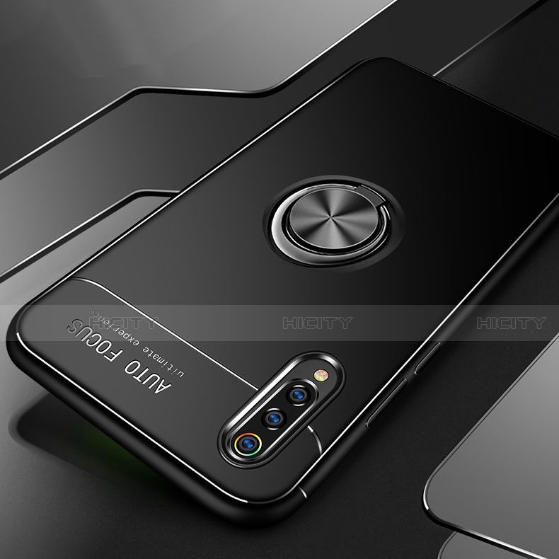 Funda Silicona Carcasa Ultrafina Goma con Magnetico Anillo de dedo Soporte para Xiaomi Mi 9