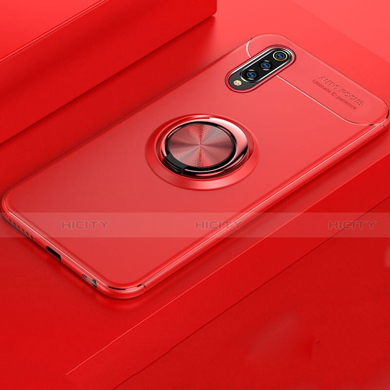 Funda Silicona Carcasa Ultrafina Goma con Magnetico Anillo de dedo Soporte para Xiaomi Mi A3