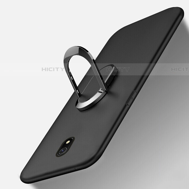 Funda Silicona Carcasa Ultrafina Goma con Magnetico Anillo de dedo Soporte para Xiaomi Redmi 8A