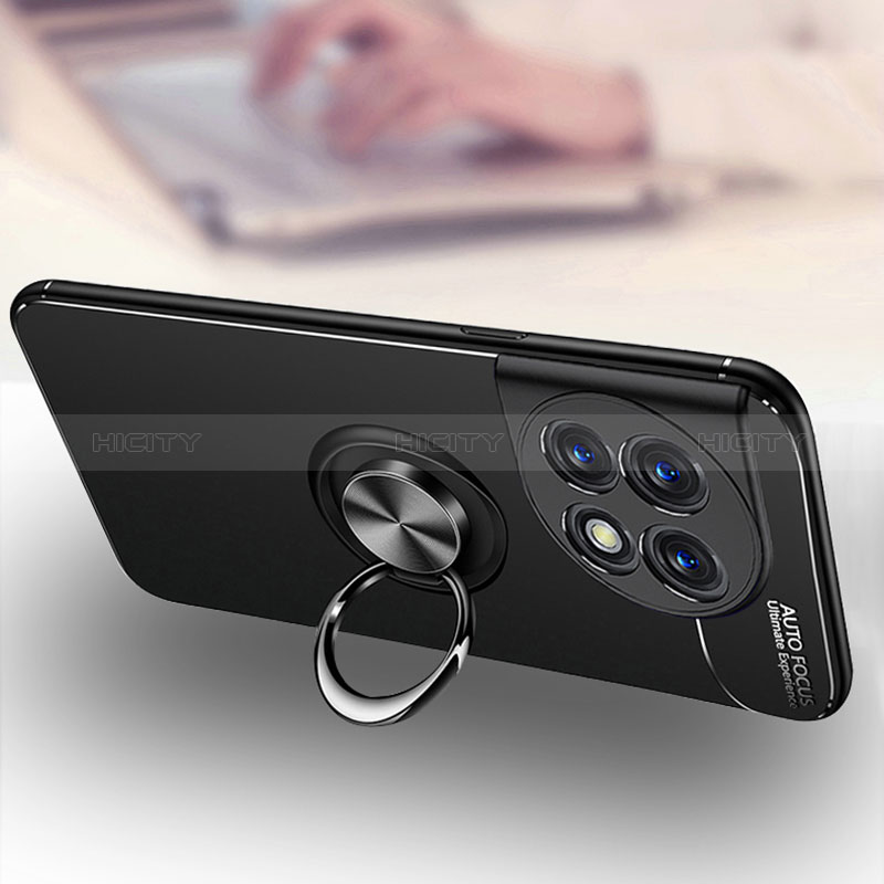 Funda Silicona Carcasa Ultrafina Goma con Magnetico Anillo de dedo Soporte SD3 para OnePlus 11R 5G