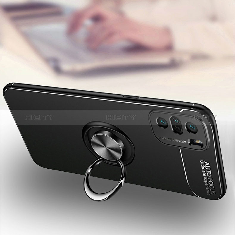 Funda Silicona Carcasa Ultrafina Goma con Magnetico Anillo de dedo Soporte SD3 para Xiaomi Mi 11X Pro 5G