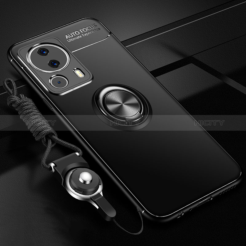 Funda Silicona Carcasa Ultrafina Goma con Magnetico Anillo de dedo Soporte SD3 para Xiaomi Mi 12 Lite NE 5G