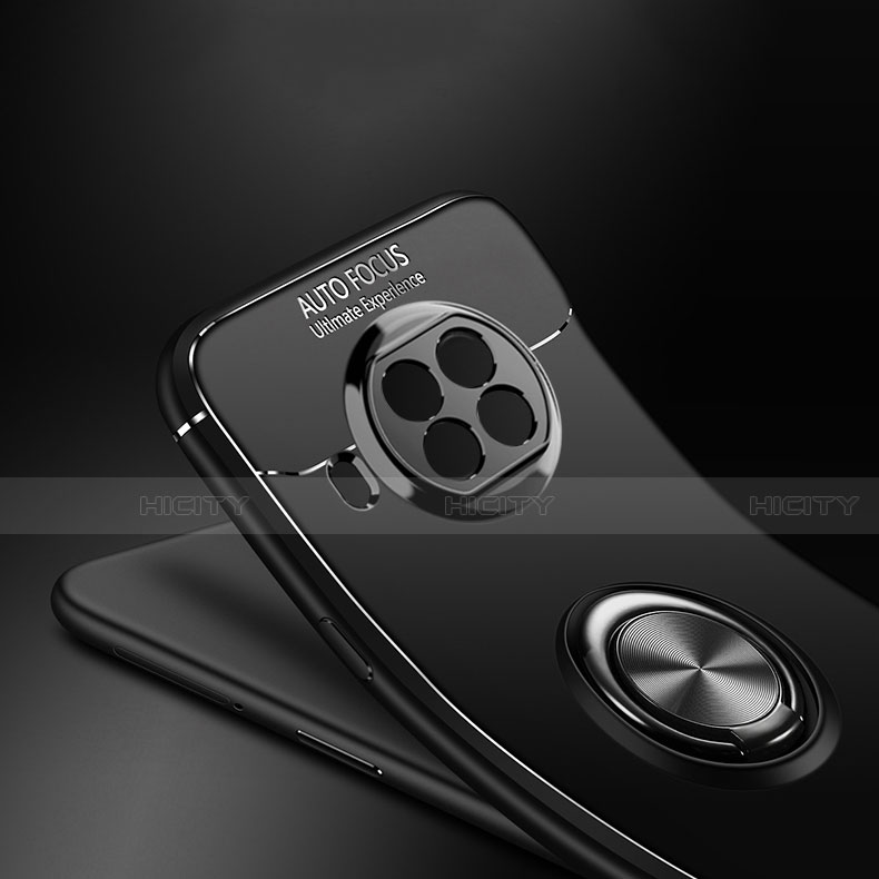 Funda Silicona Carcasa Ultrafina Goma con Magnetico Anillo de dedo Soporte T02 para Xiaomi Mi 10T Lite 5G