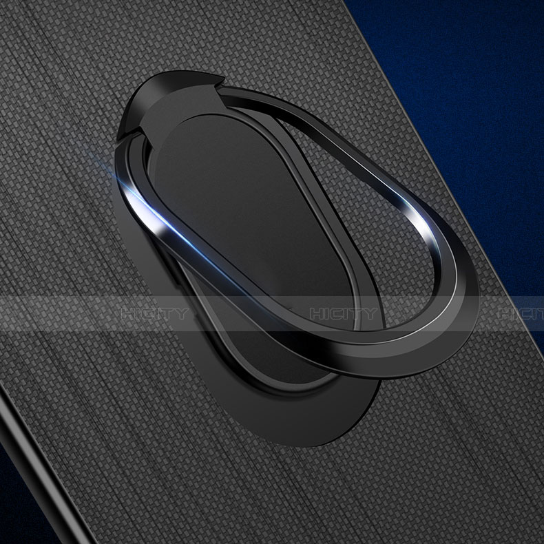 Funda Silicona Carcasa Ultrafina Goma con Magnetico Anillo de dedo Soporte T04 para Apple iPhone 11 Pro