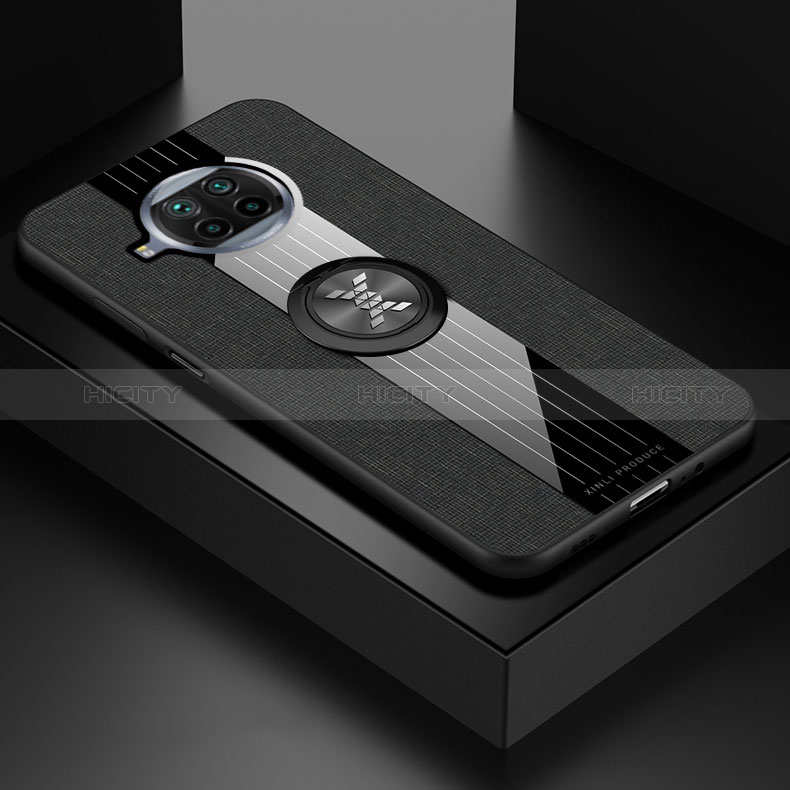 Funda Silicona Carcasa Ultrafina Goma con Magnetico Anillo de dedo Soporte X01L para Xiaomi Mi 10T Lite 5G