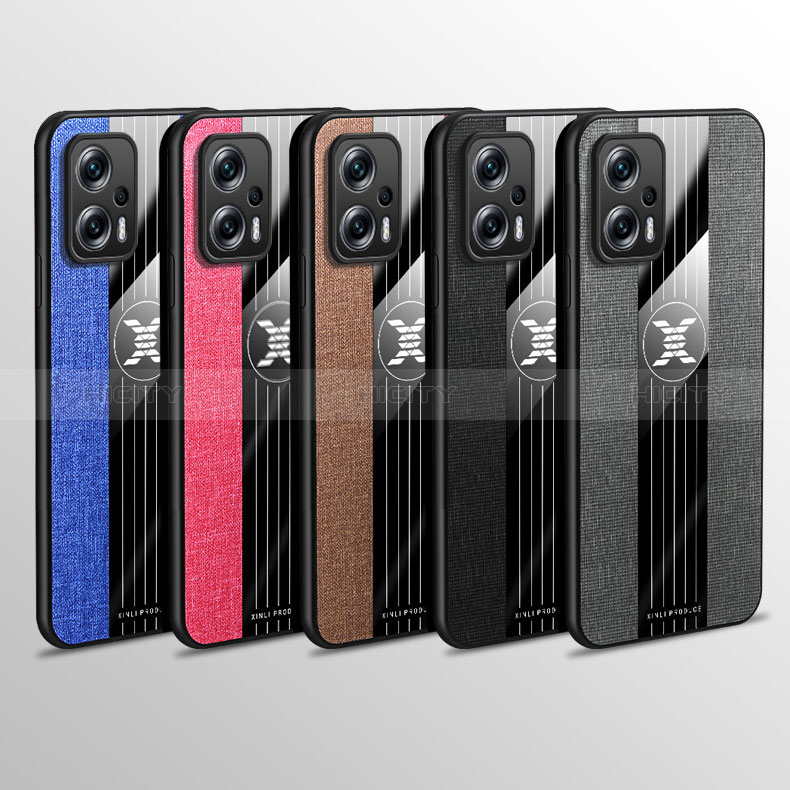Funda Silicona Carcasa Ultrafina Goma con Magnetico Anillo de dedo Soporte X01L para Xiaomi Poco X4 GT 5G