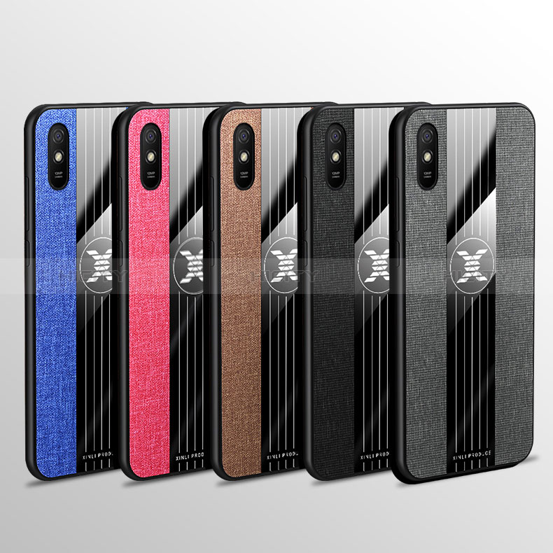 Funda Silicona Carcasa Ultrafina Goma con Magnetico Anillo de dedo Soporte X01L para Xiaomi Redmi 9AT