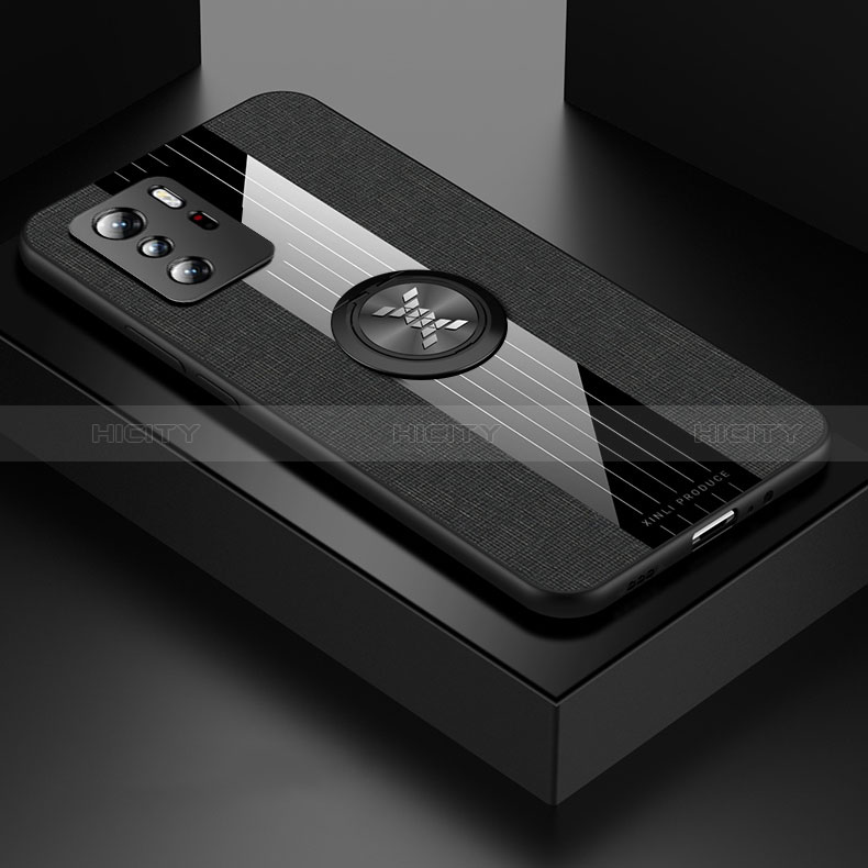 Funda Silicona Carcasa Ultrafina Goma con Magnetico Anillo de dedo Soporte X01L para Xiaomi Redmi Note 10 Pro 5G
