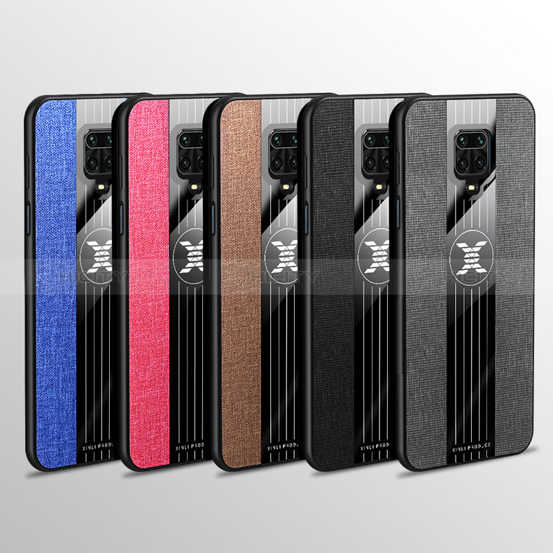 Funda Silicona Carcasa Ultrafina Goma con Magnetico Anillo de dedo Soporte X01L para Xiaomi Redmi Note 9S