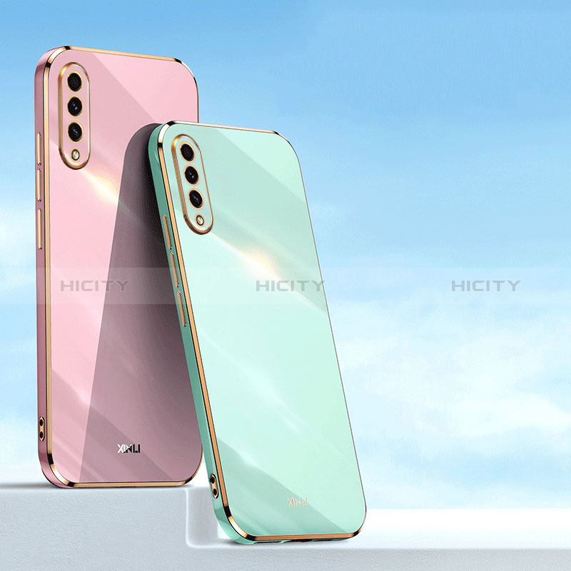 Funda Silicona Carcasa Ultrafina Goma con Magnetico Anillo de dedo Soporte XL1 para Samsung Galaxy A50