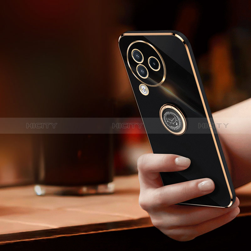 Funda Silicona Carcasa Ultrafina Goma con Magnetico Anillo de dedo Soporte XL1 para Xiaomi Civi 3 5G