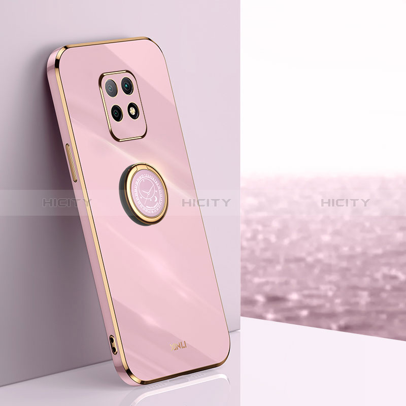 Funda Silicona Carcasa Ultrafina Goma con Magnetico Anillo de dedo Soporte XL1 para Xiaomi Redmi 10X 5G