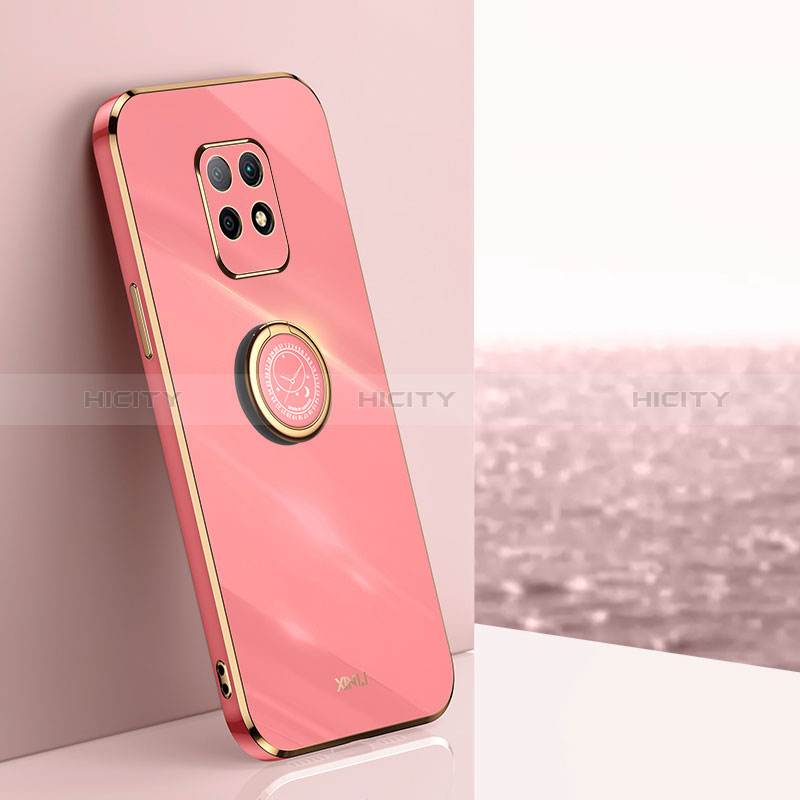 Funda Silicona Carcasa Ultrafina Goma con Magnetico Anillo de dedo Soporte XL1 para Xiaomi Redmi 10X 5G