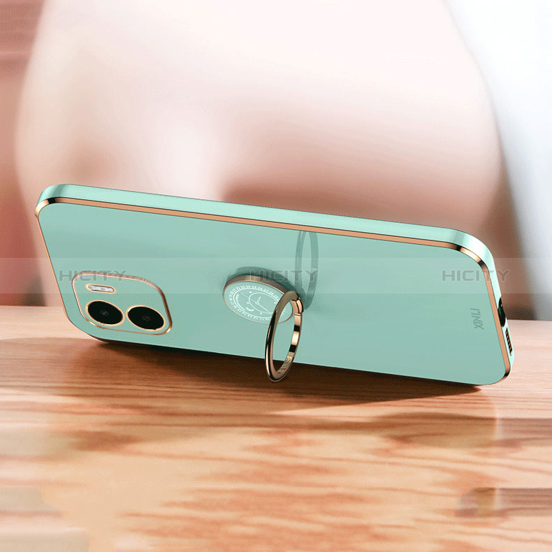 Funda Silicona Carcasa Ultrafina Goma con Magnetico Anillo de dedo Soporte XL1 para Xiaomi Redmi A1