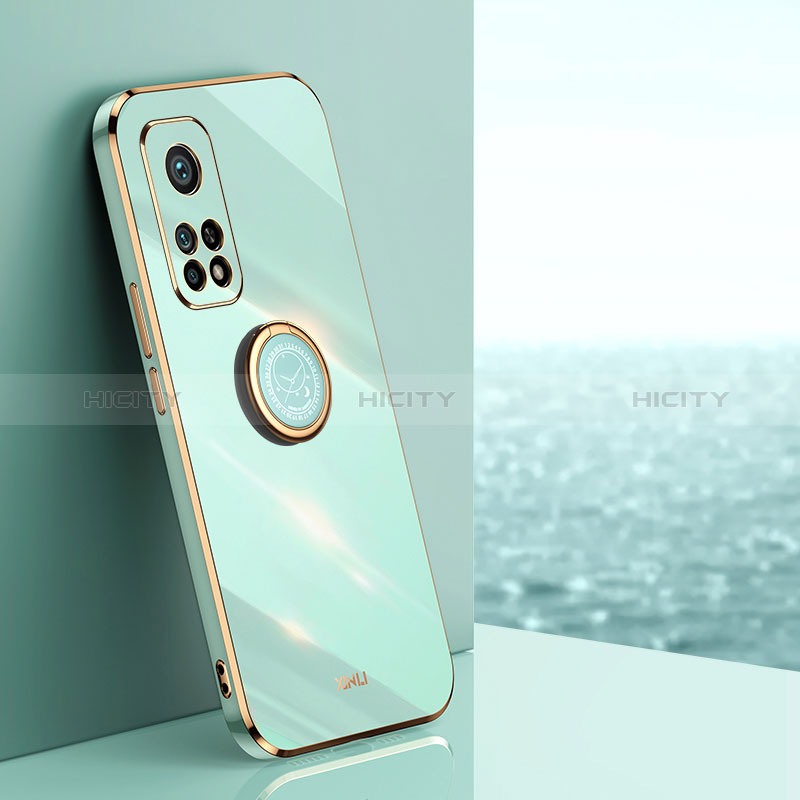 Funda Silicona Carcasa Ultrafina Goma con Magnetico Anillo de dedo Soporte XL1 para Xiaomi Redmi K30S 5G