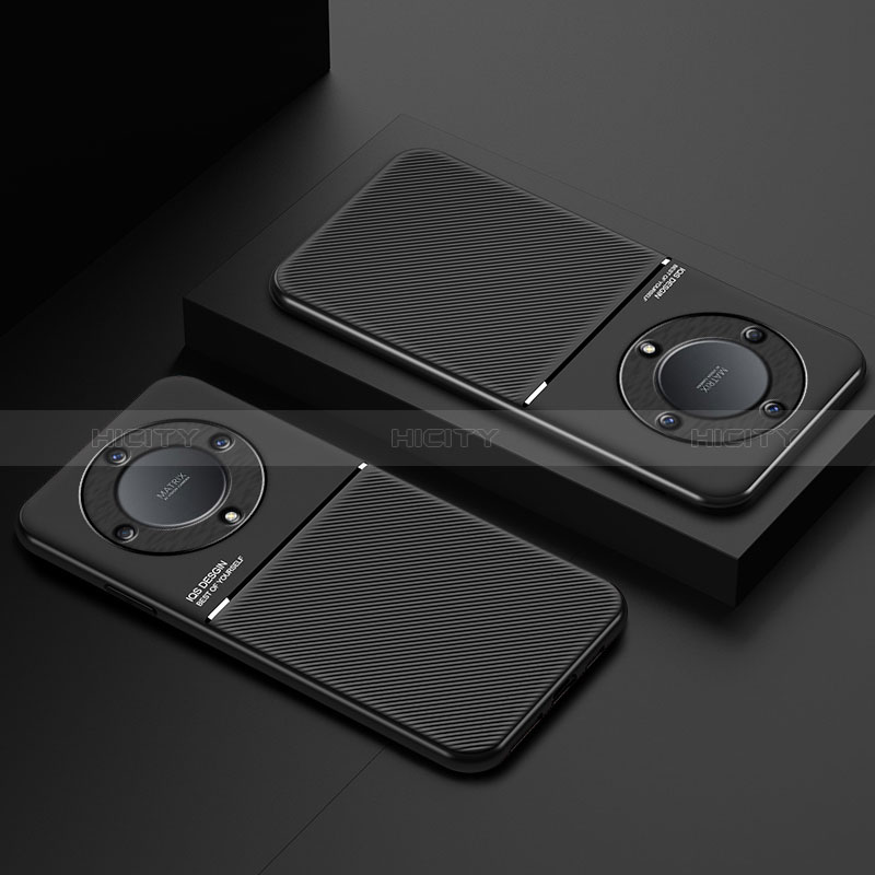 Funda Silicona Carcasa Ultrafina Goma con Magnetico para Huawei Honor X9a 5G