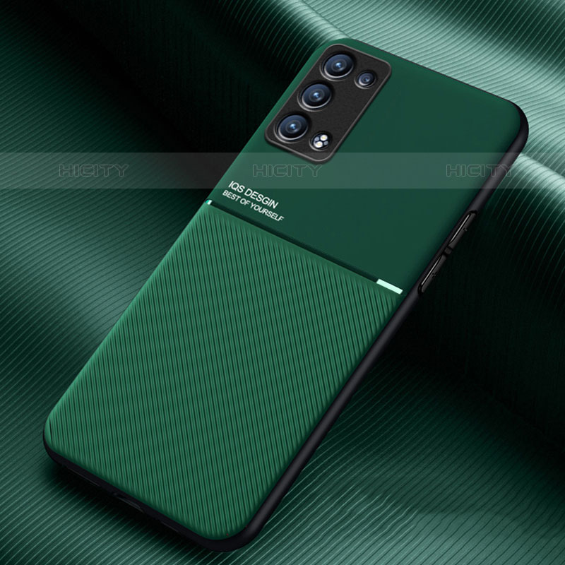 Funda Silicona Carcasa Ultrafina Goma con Magnetico para Oppo Reno6 Pro 5G