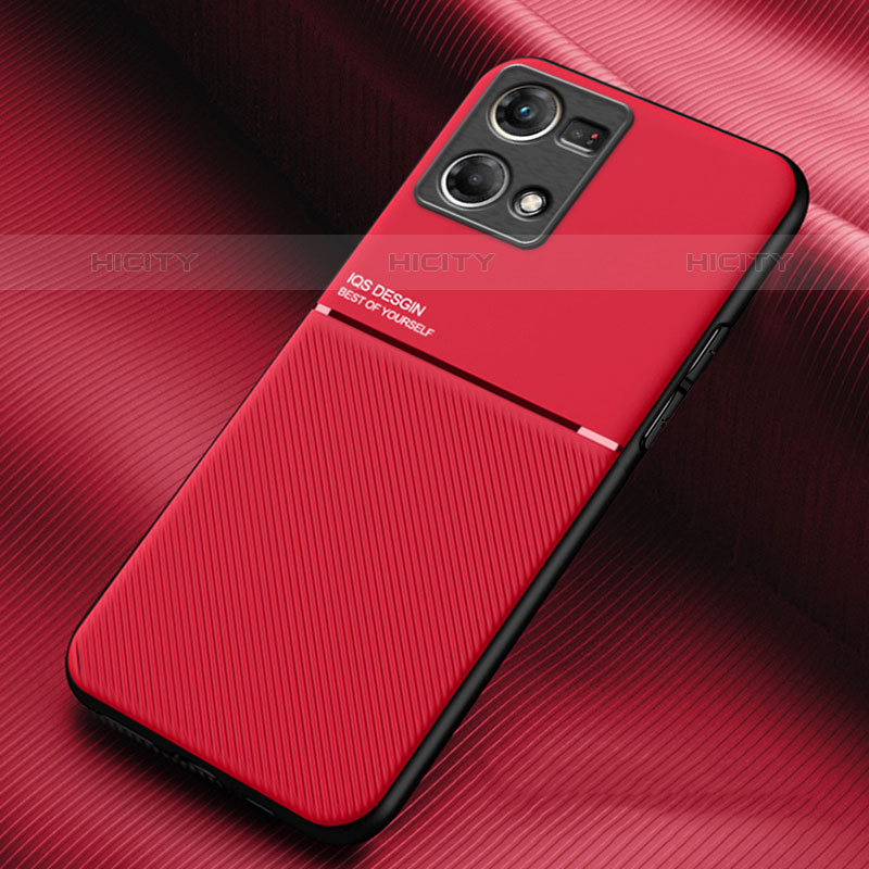 Funda Silicona Carcasa Ultrafina Goma con Magnetico para Oppo Reno8 4G