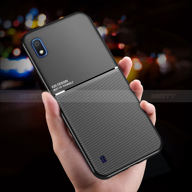 Funda Silicona Carcasa Ultrafina Goma con Magnetico para Samsung Galaxy A10