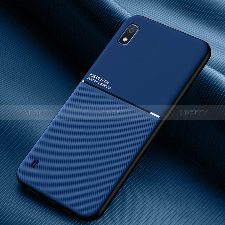 Funda Silicona Carcasa Ultrafina Goma con Magnetico para Samsung Galaxy A10 Azul