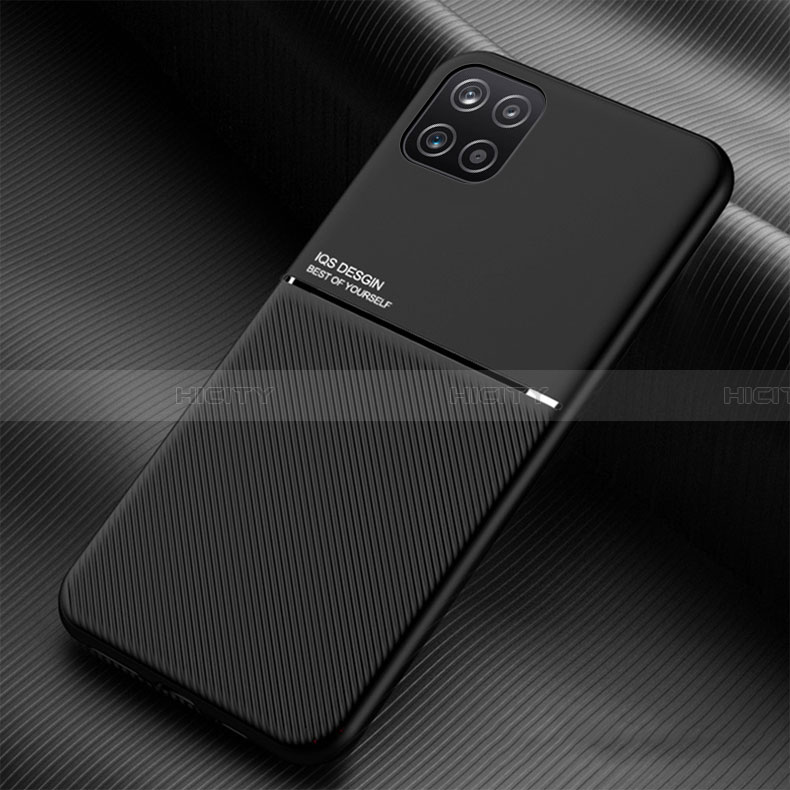Funda Silicona Carcasa Ultrafina Goma con Magnetico para Samsung Galaxy A22 5G Negro