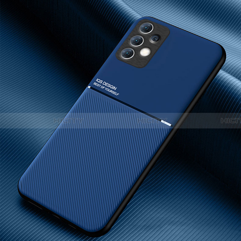 Funda Silicona Carcasa Ultrafina Goma con Magnetico para Samsung Galaxy A33 5G Azul