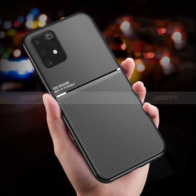 Funda Silicona Carcasa Ultrafina Goma con Magnetico para Samsung Galaxy A91