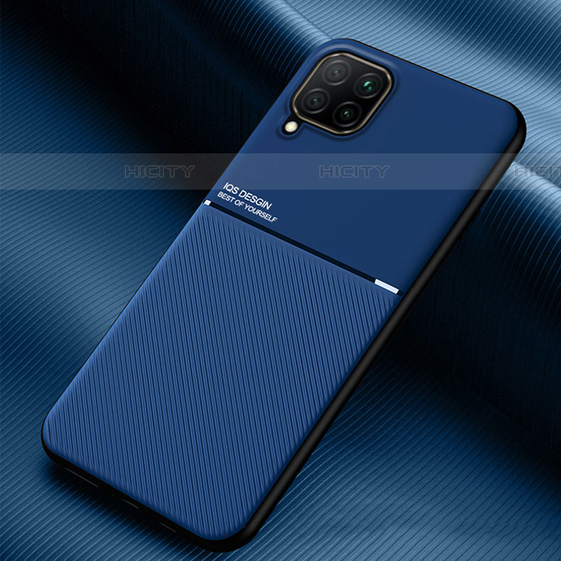 Funda Silicona Carcasa Ultrafina Goma con Magnetico para Samsung Galaxy F62 5G Azul