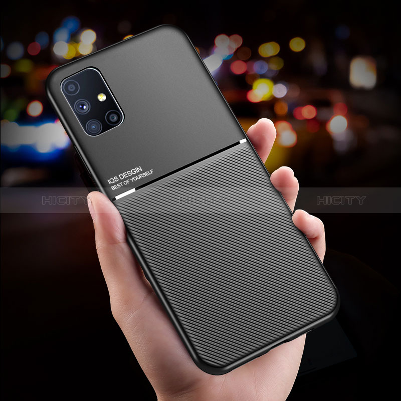 Funda Silicona Carcasa Ultrafina Goma con Magnetico para Samsung Galaxy M51