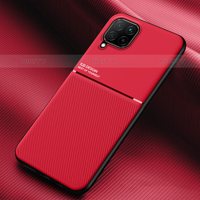 Funda Silicona Carcasa Ultrafina Goma con Magnetico para Samsung Galaxy M62 4G Rojo