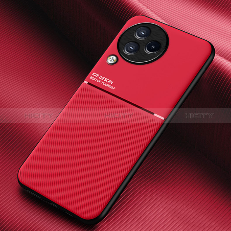 Funda Silicona Carcasa Ultrafina Goma con Magnetico para Xiaomi Civi 3 5G Rojo
