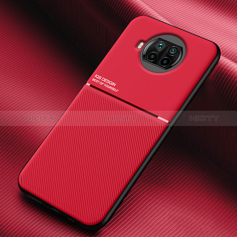 Funda Silicona Carcasa Ultrafina Goma con Magnetico para Xiaomi Mi 10T Lite 5G Rojo