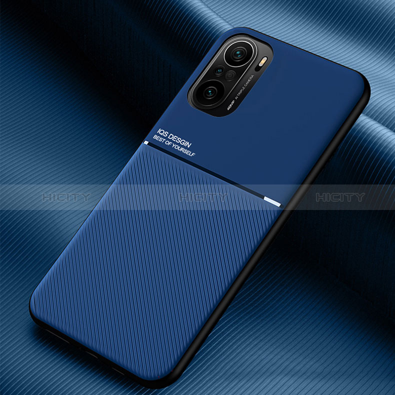 Funda Silicona Carcasa Ultrafina Goma con Magnetico para Xiaomi Mi 11X 5G Azul