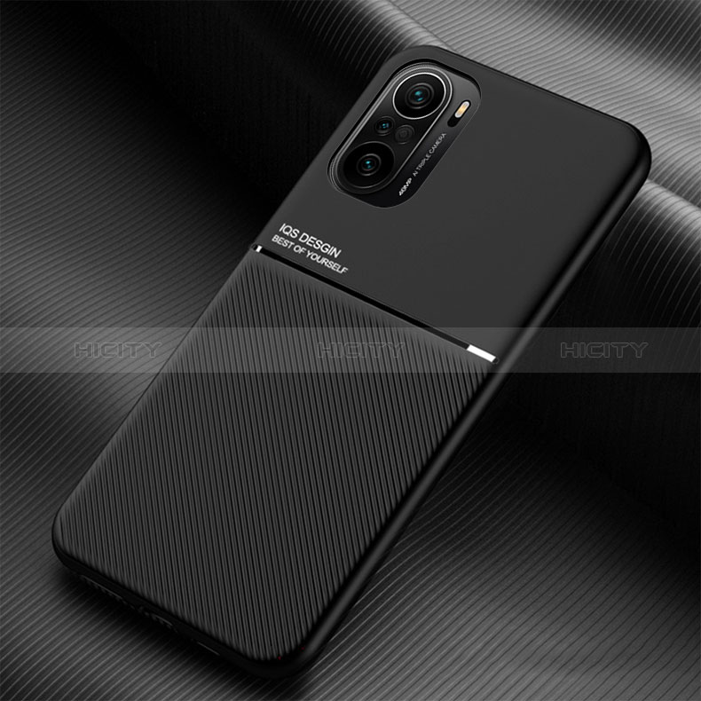 Funda Silicona Carcasa Ultrafina Goma con Magnetico para Xiaomi Mi 11X Pro 5G Negro