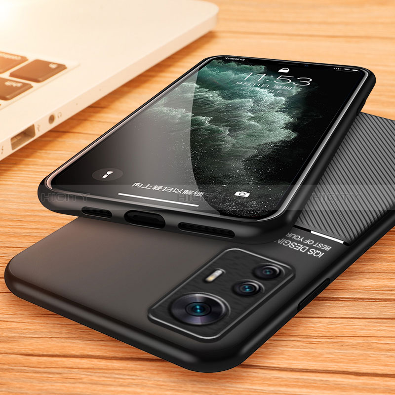 Funda Silicona Carcasa Ultrafina Goma con Magnetico para Xiaomi Mi 12T 5G