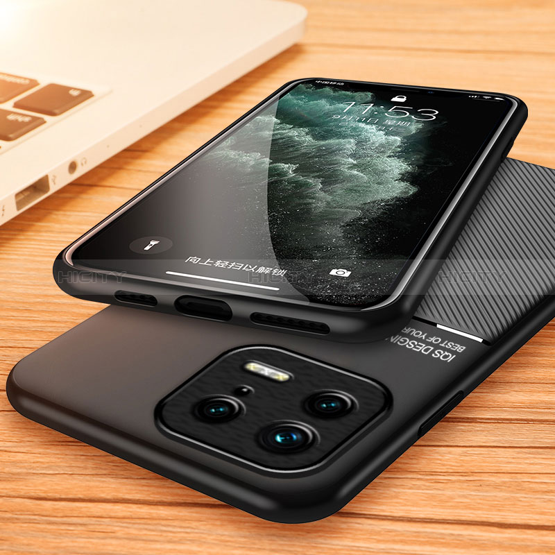 Funda Silicona Carcasa Ultrafina Goma con Magnetico para Xiaomi Mi 13 5G